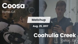 Matchup: Coosa vs. Coahulla Creek  2017