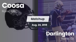 Matchup: Coosa vs. Darlington  2018