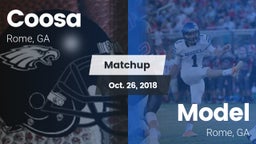 Matchup: Coosa vs. Model  2018