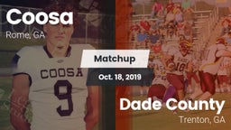 Matchup: Coosa vs. Dade County  2019