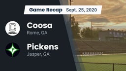Recap: Coosa  vs. Pickens  2020