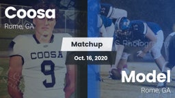 Matchup: Coosa vs. Model  2020