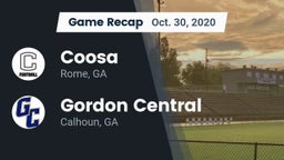 Recap: Coosa  vs. Gordon Central   2020