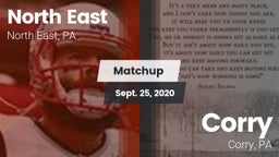 Matchup: North East vs. Corry  2020