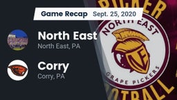 Recap: North East  vs. Corry  2020