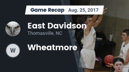 Recap: East Davidson  vs. Wheatmore  2017