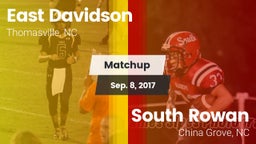 Matchup: East Davidson vs. South Rowan  2017