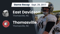 Recap: East Davidson  vs. Thomasville  2017