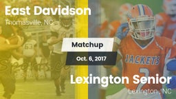 Matchup: East Davidson vs. Lexington Senior  2017