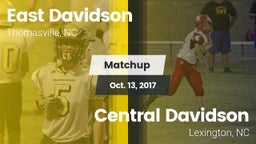 Matchup: East Davidson vs. Central Davidson  2017