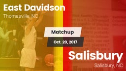 Matchup: East Davidson vs. Salisbury  2017