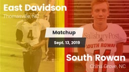 Matchup: East Davidson vs. South Rowan  2019