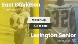 Matchup: East Davidson vs. Lexington Senior  2019