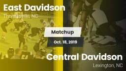 Matchup: East Davidson vs. Central Davidson  2019