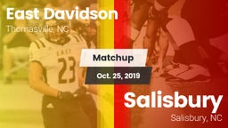 Matchup: East Davidson vs. Salisbury  2019