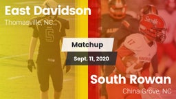 Matchup: East Davidson vs. South Rowan  2020