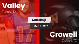 Matchup: Valley vs. Crowell  2017