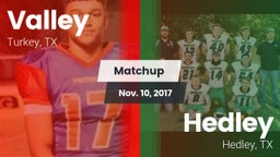 Matchup: Valley vs. Hedley  2017