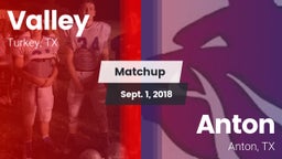 Matchup: Valley vs. Anton  2018