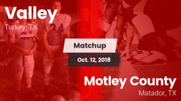 Matchup: Valley vs. Motley County  2018
