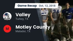Recap: Valley  vs. Motley County  2018
