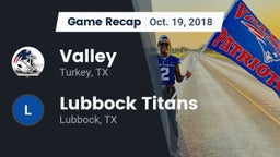 Recap: Valley  vs. Lubbock Titans 2018