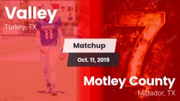 Matchup: Valley vs. Motley County  2019