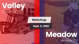 Matchup: Valley vs. Meadow  2020