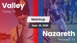 Matchup: Valley vs. Nazareth  2020