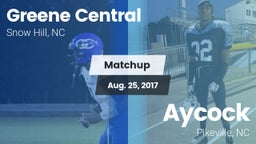 Matchup: Greene Central vs. Aycock  2017