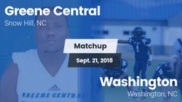 Matchup: Greene Central vs. Washington  2018