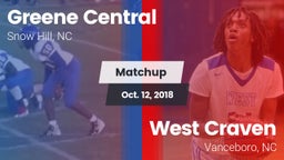 Matchup: Greene Central vs. West Craven  2018