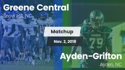 Matchup: Greene Central vs. Ayden-Grifton  2018