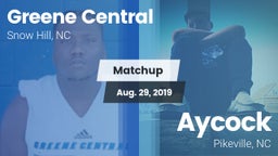 Matchup: Greene Central vs. Aycock  2019