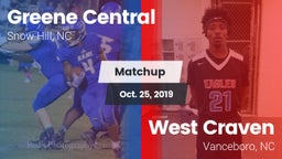 Matchup: Greene Central vs. West Craven  2019