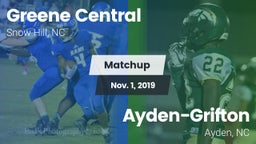Matchup: Greene Central vs. Ayden-Grifton  2019