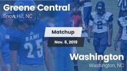 Matchup: Greene Central vs. Washington  2019