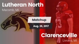 Matchup: Lutheran North vs. Clarenceville  2017