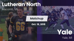 Matchup: Lutheran North vs. Yale  2018