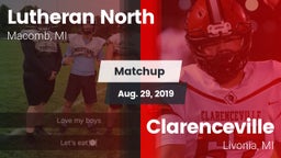 Matchup: Lutheran North vs. Clarenceville  2019