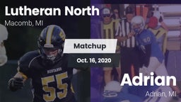 Matchup: Lutheran North vs. Adrian  2020