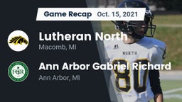 Recap: Lutheran North  vs. Ann Arbor Gabriel Richard  2021