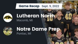 Recap: Lutheran North  vs. Notre Dame Prep  2022