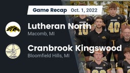 Recap: Lutheran North  vs. Cranbrook Kingswood  2022