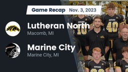 Recap: Lutheran North  vs. Marine City  2023
