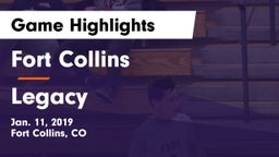 Fort Collins  vs Legacy   Game Highlights - Jan. 11, 2019