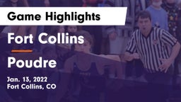 Fort Collins  vs Poudre  Game Highlights - Jan. 13, 2022