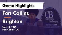 Fort Collins  vs Brighton  Game Highlights - Jan. 14, 2023