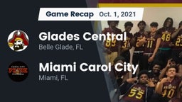 Recap: Glades Central  vs. Miami Carol City  2021