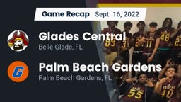 Recap: Glades Central  vs. Palm Beach Gardens  2022